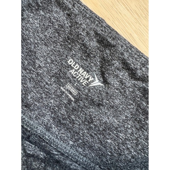 Old Navy Active Gray Cropped Leggings Womens Size L High Rise Athleisure - Picture 3 of 3